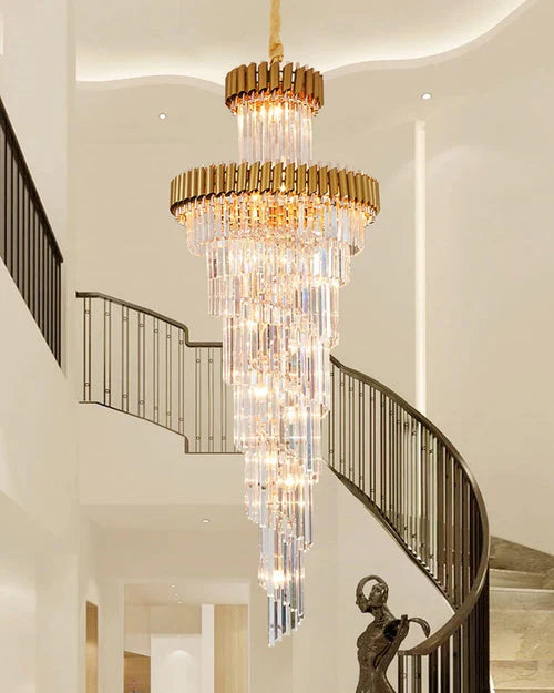 Zingaroo Cascading Crystal Chandelier