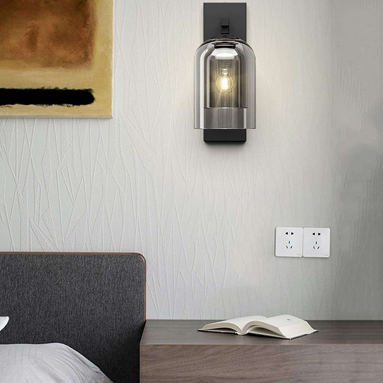 Modern Glass Sconce Wall Light