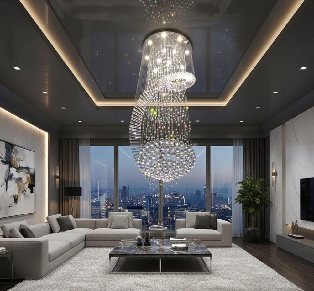 Grandeur Double Height Ceiling Chandelier