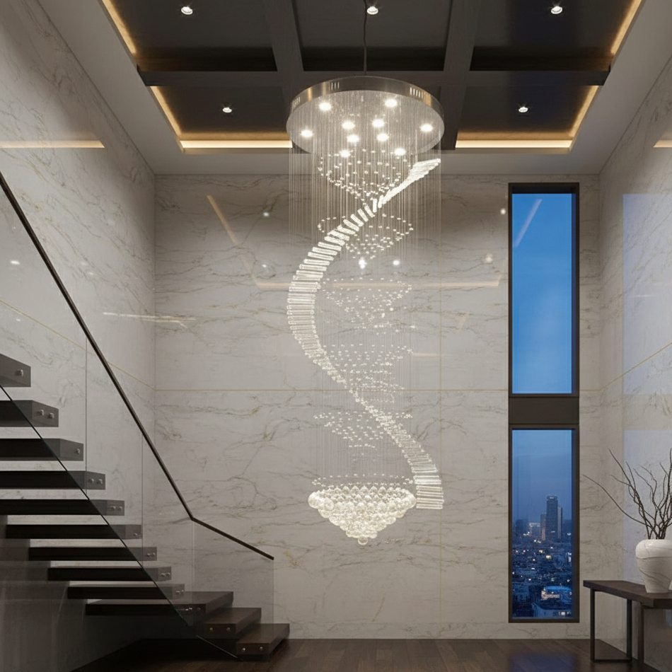 Grandeur Double Height Ceiling Chandelier