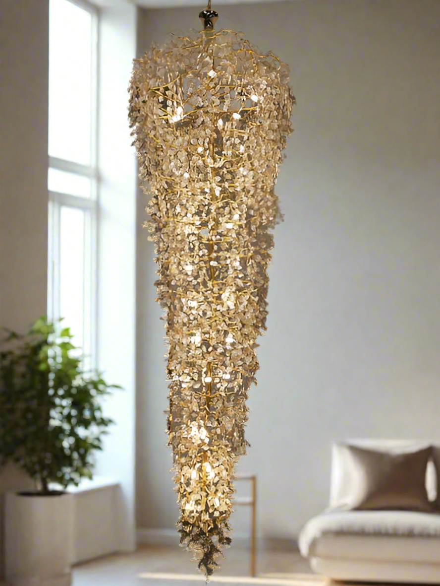 Elite crystal Duplex chandelier