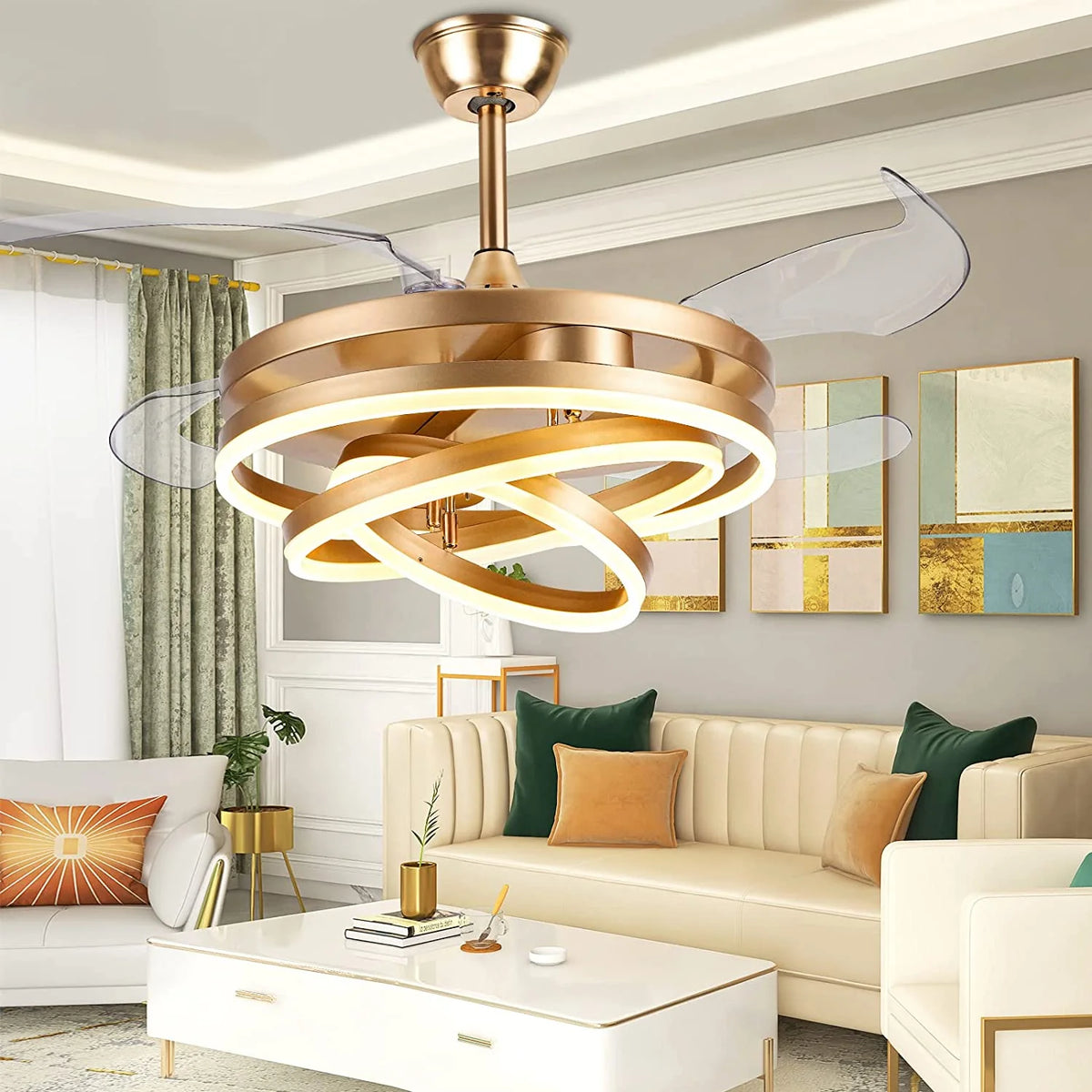 AirNova 42-Inch Ceiling Fan with Light control