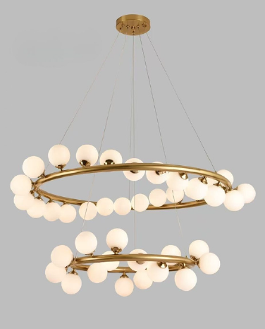 Aurora Twin-Ring Chandelier