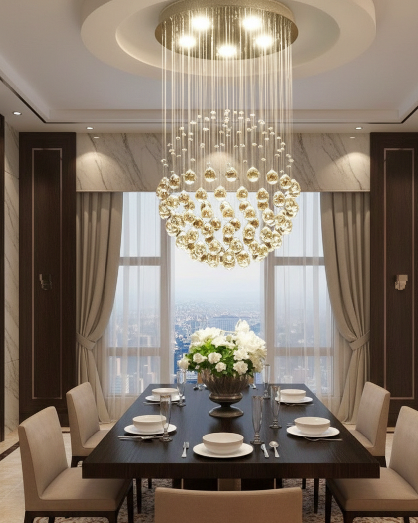 Source code double height Chandelier