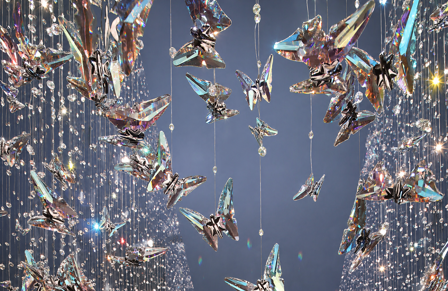 Luxurious Fancy Customized Butterfly Crystal Chandelier