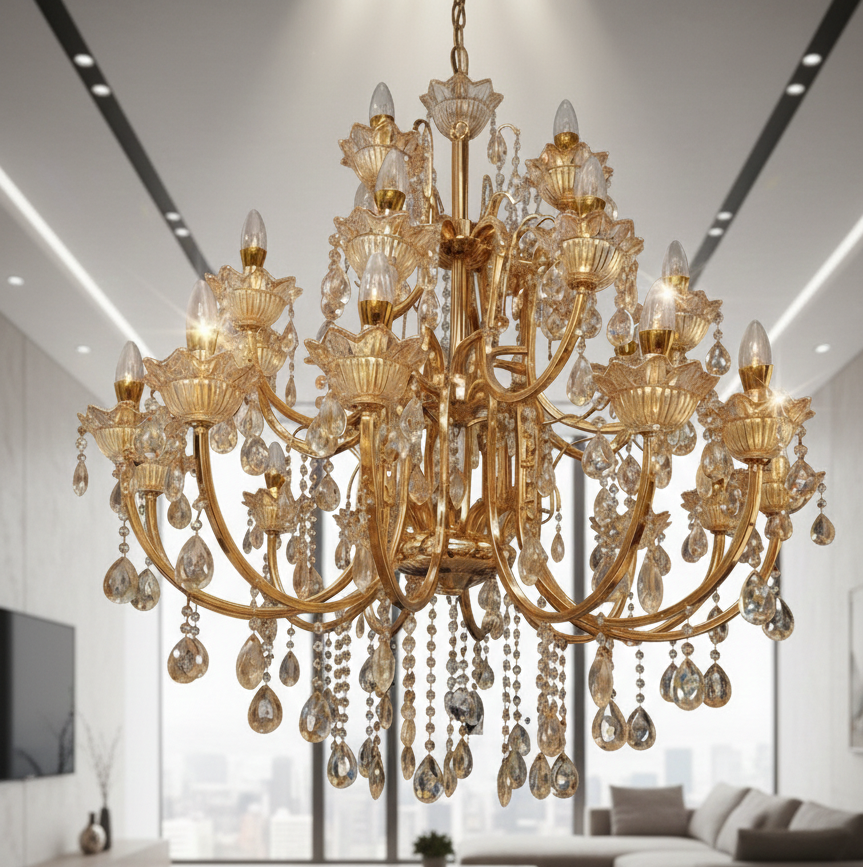 Italian Crystal Chandelier