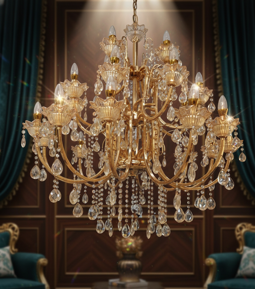 Italian Crystal Chandelier