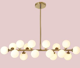 Modern Glass Chandelier