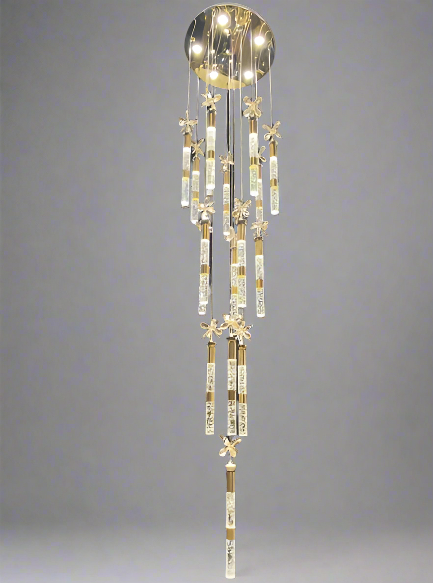 Overmorrow duplex crystal chandelier
