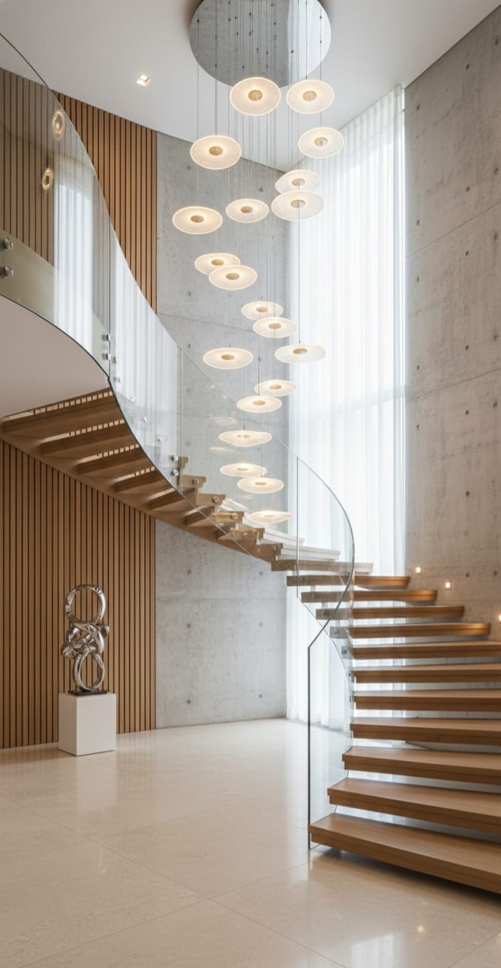 Petals of Light Chandelier