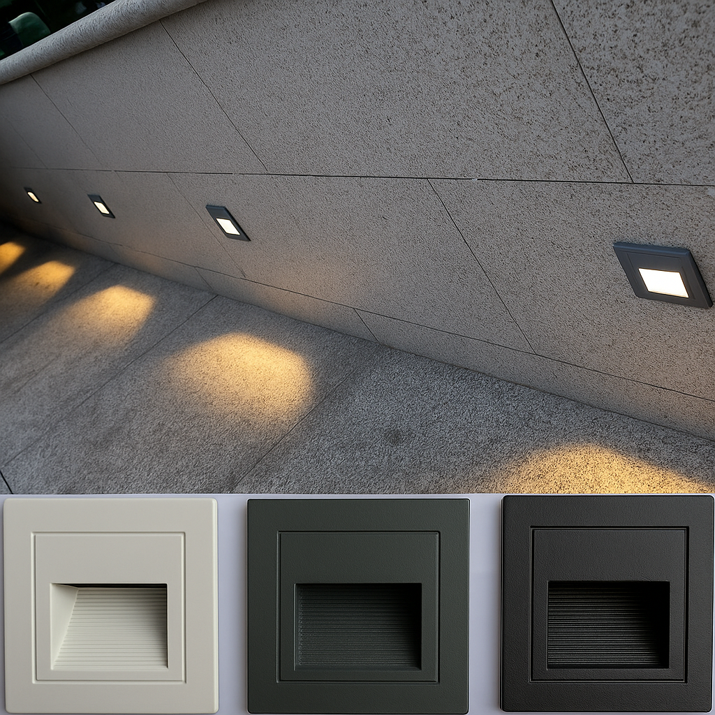 Recessed Stair Light Indoor Outdoor Decoration Step Light ( Set of 5)