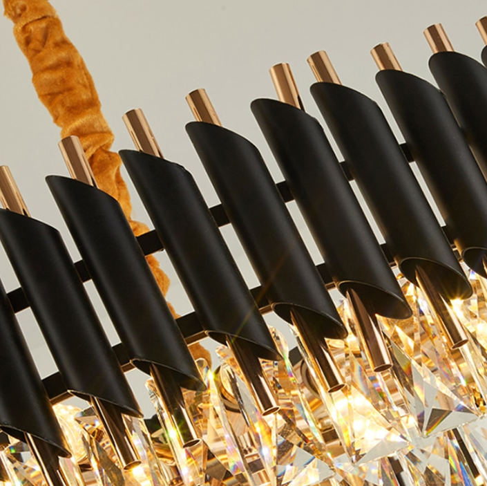 Zingaroo Rectangular Crystal Chandelier