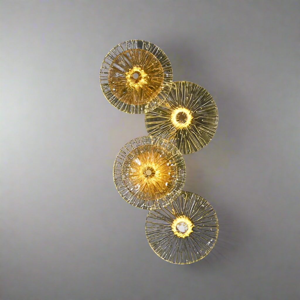 GlacéGlow Modern LED Wall Light