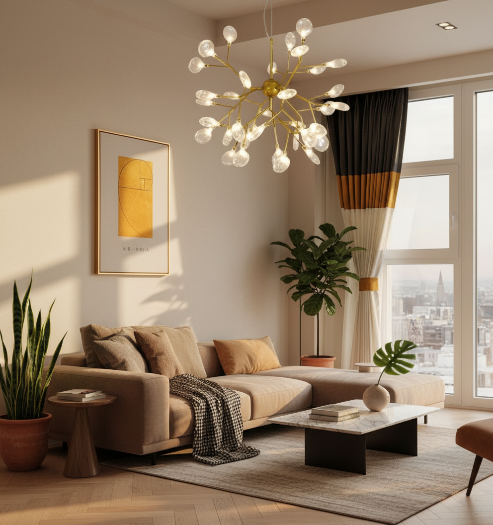 Elite Arcadia Chandelier Round