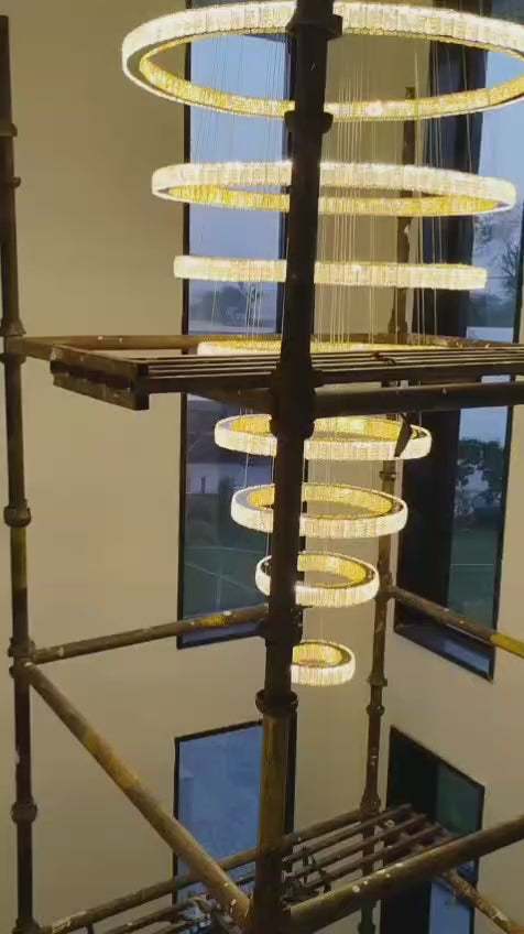 Luxury Ring Duplex Chandelier