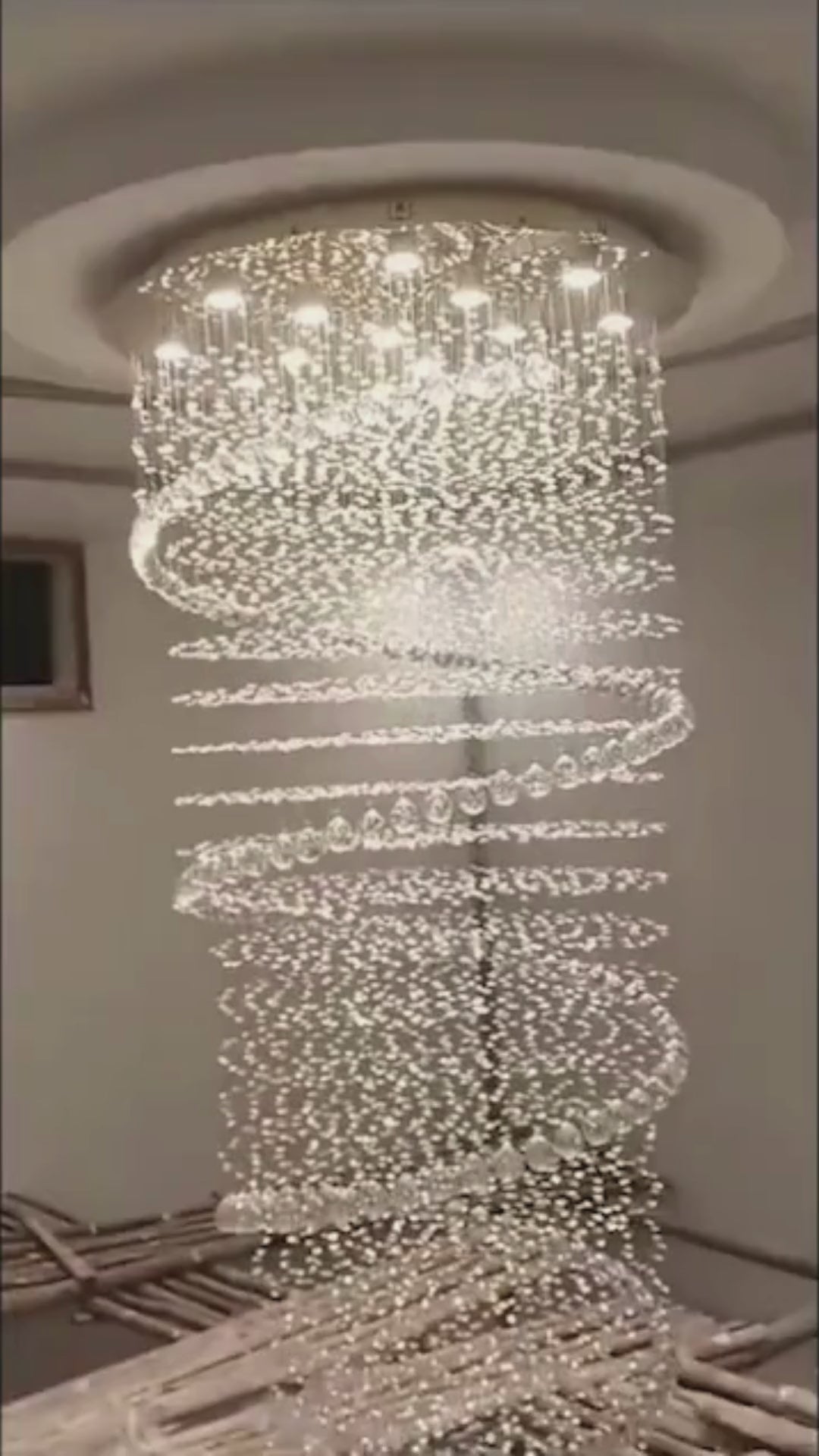 Spiral Captivating chandelier