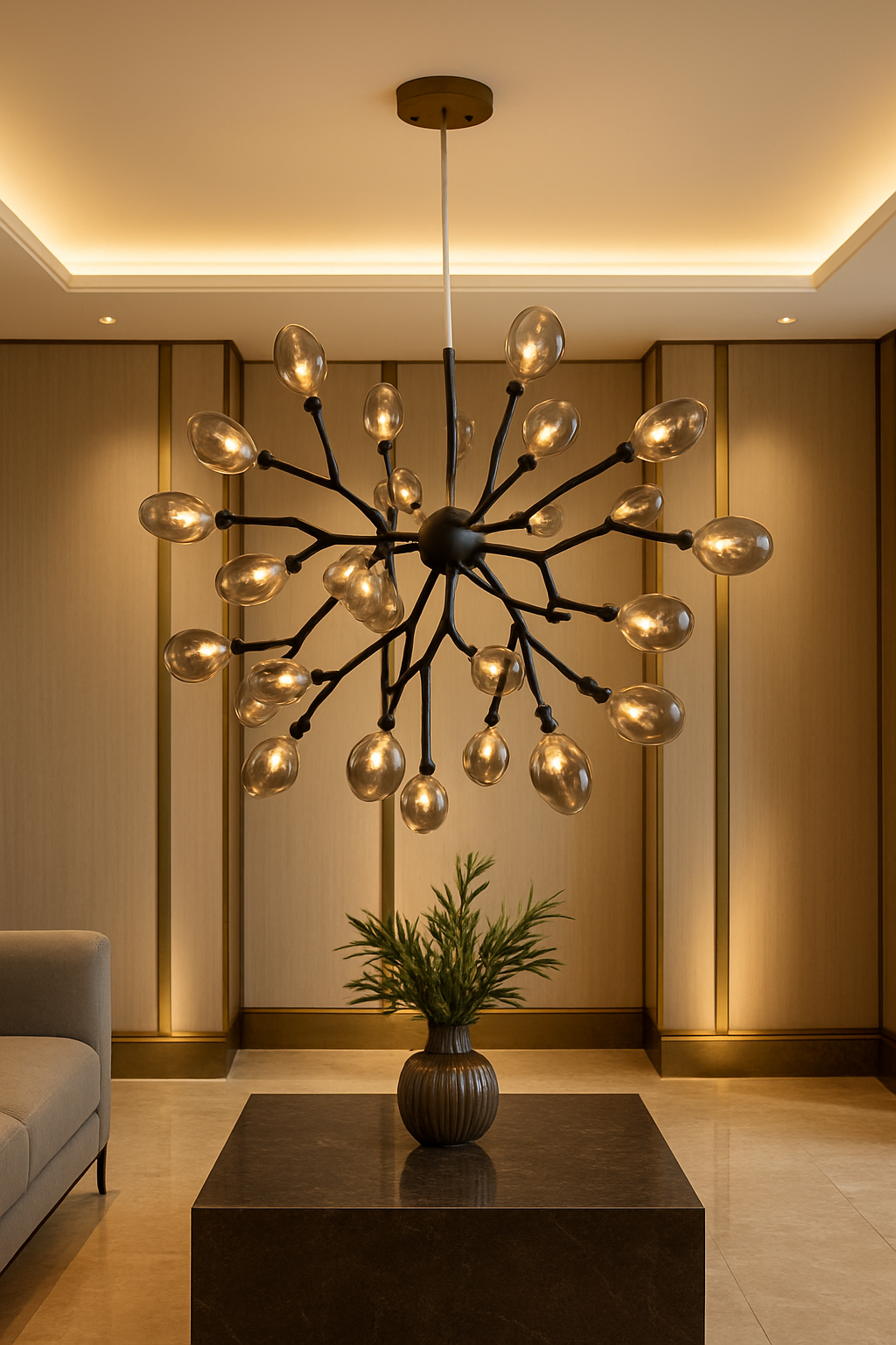 Elite Arcadia Chandelier Round