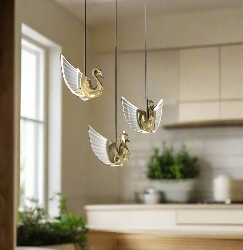 Swan Design Hanging Light