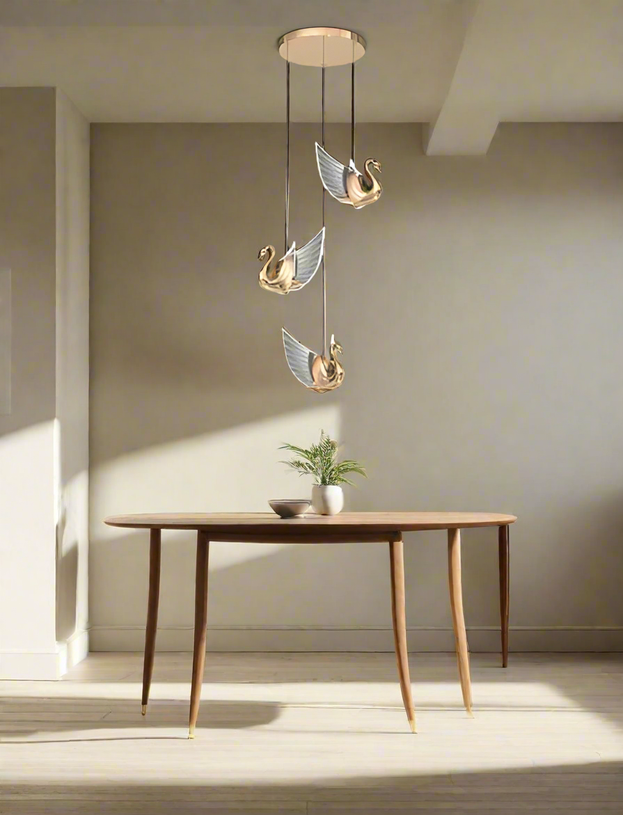 Swan Design Hanging Light